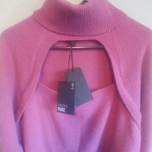 NWOT Paige Cherise Sweater Raspberry Mousse WoolSz Large